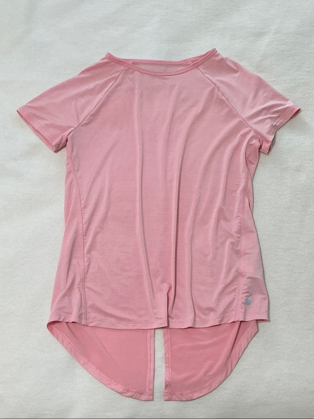 Avia Pink High-Low Short Sleeve Active Tee